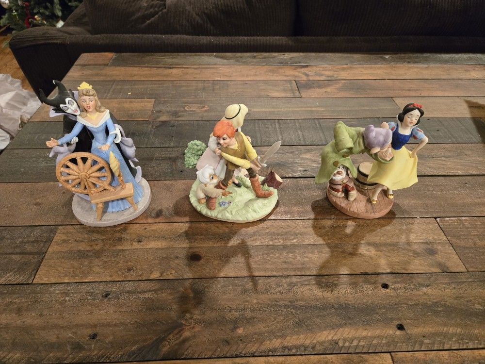 Disney Heroes/Villains and Magic Memories, 1985 Ltd Ed, Sleeping Beauty, Black Cauldron, Snow White