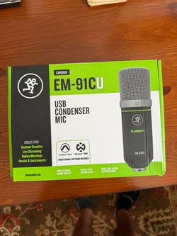 Mackie EM-Series USB Condenser Microphone with USB-A Connection (EM-91CU)