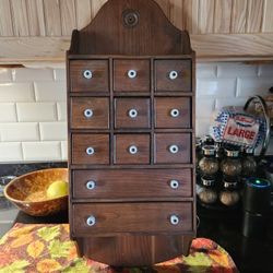 Antique Spice Cabinet