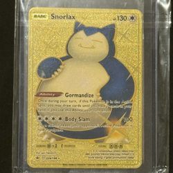 Snorlax Collectible Card 