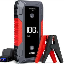 5000A Jump Starter Battery Pack for Up to 10.0L Gas and 8.0L Diesel Engines, 12V Portable Car Battery Jump Starter Box with 3.0" LCD Display