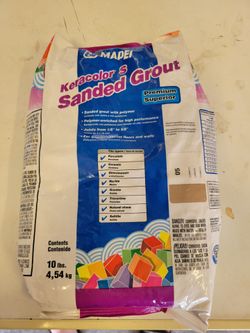 Premium-grade Sanded Grout (4 10lb bags)