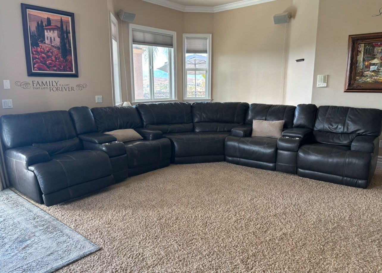 Reclining Movie Sectional Couch