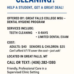 Affordable Dental Cleanings