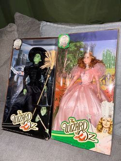 The Wizard Of Oz Barbie Dolls Set Of Two 75th Anniversary