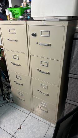 Two files cabinet