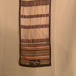 Vintage Silk Madeleine De Rauche  Paris  Oblong Scarf 