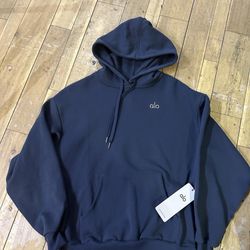 Alo Navy Blue Hoodie