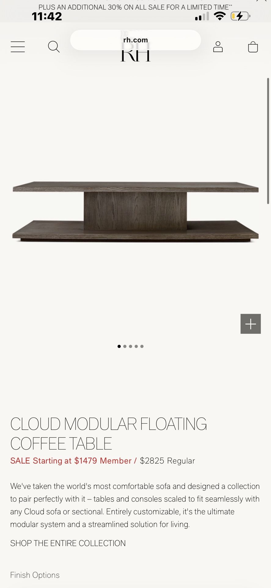 Cloud Modular Coffee Table