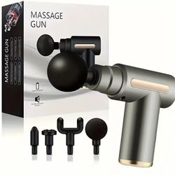 Cordless Massage Gun with 4 Attachments Rechargeable