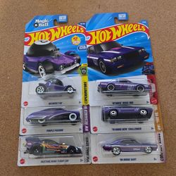 Hot Wheels - ROYAL PURPLE LOT