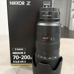 Nikon Z 70-200mm f/2.8 VR S Lens