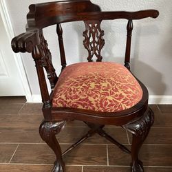 Antique Chippendale Style Corner Chairs