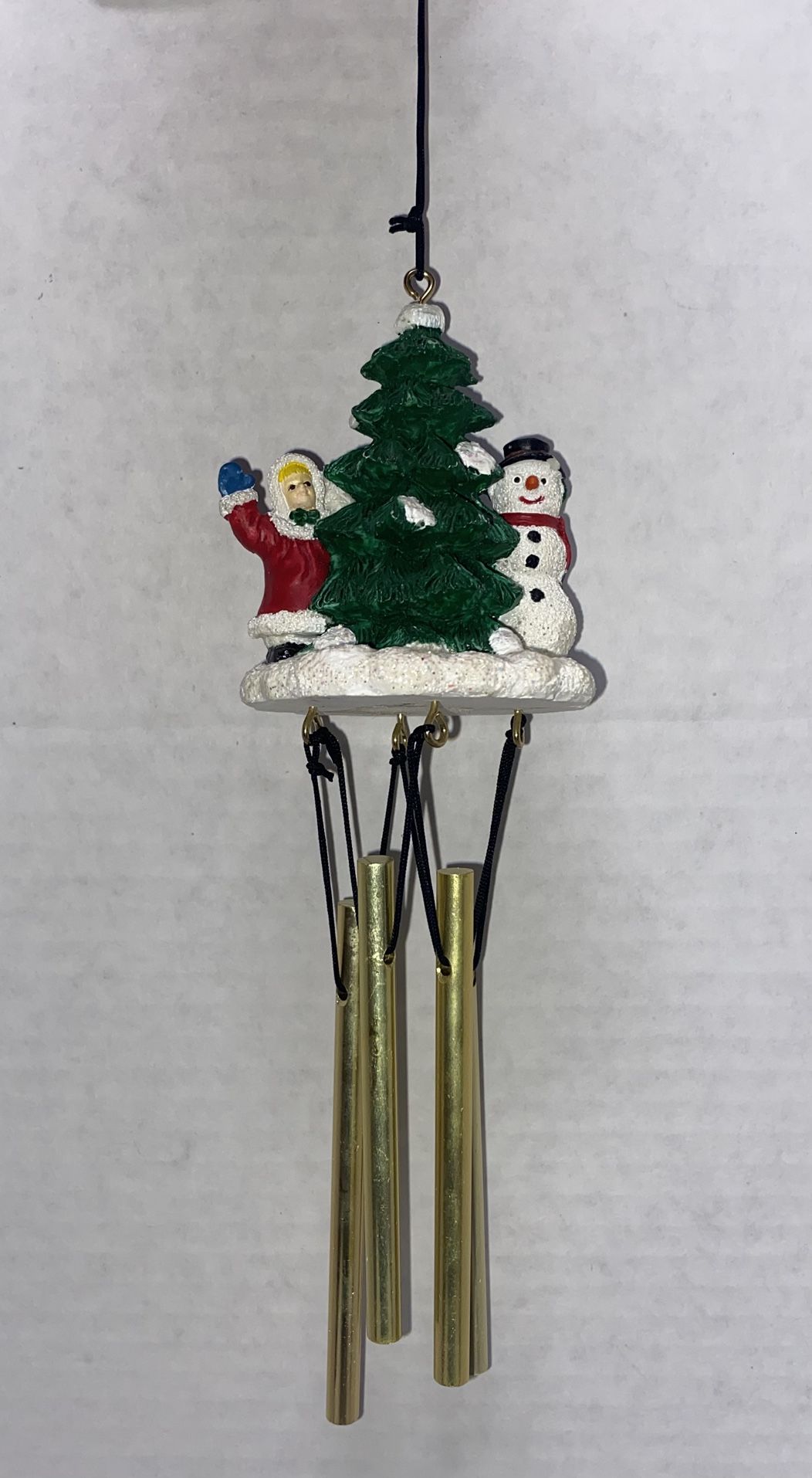 11” Christmas Windchimes Wind Chimes Snowman Tree Hanging Decoration