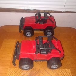 Set of 2 Tree House Kids 2016 Hard Plastic toy Jeep Wrangler Rubicon offroad toy vehicle 8"inch $10 Firm 