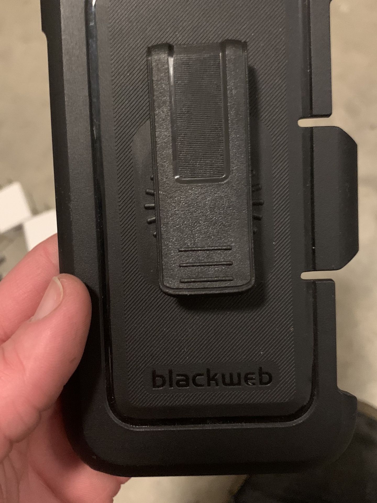 Black web Phone Case