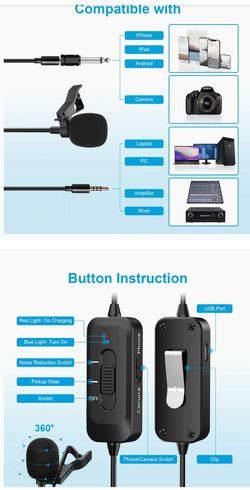 Lapel micrphone $20