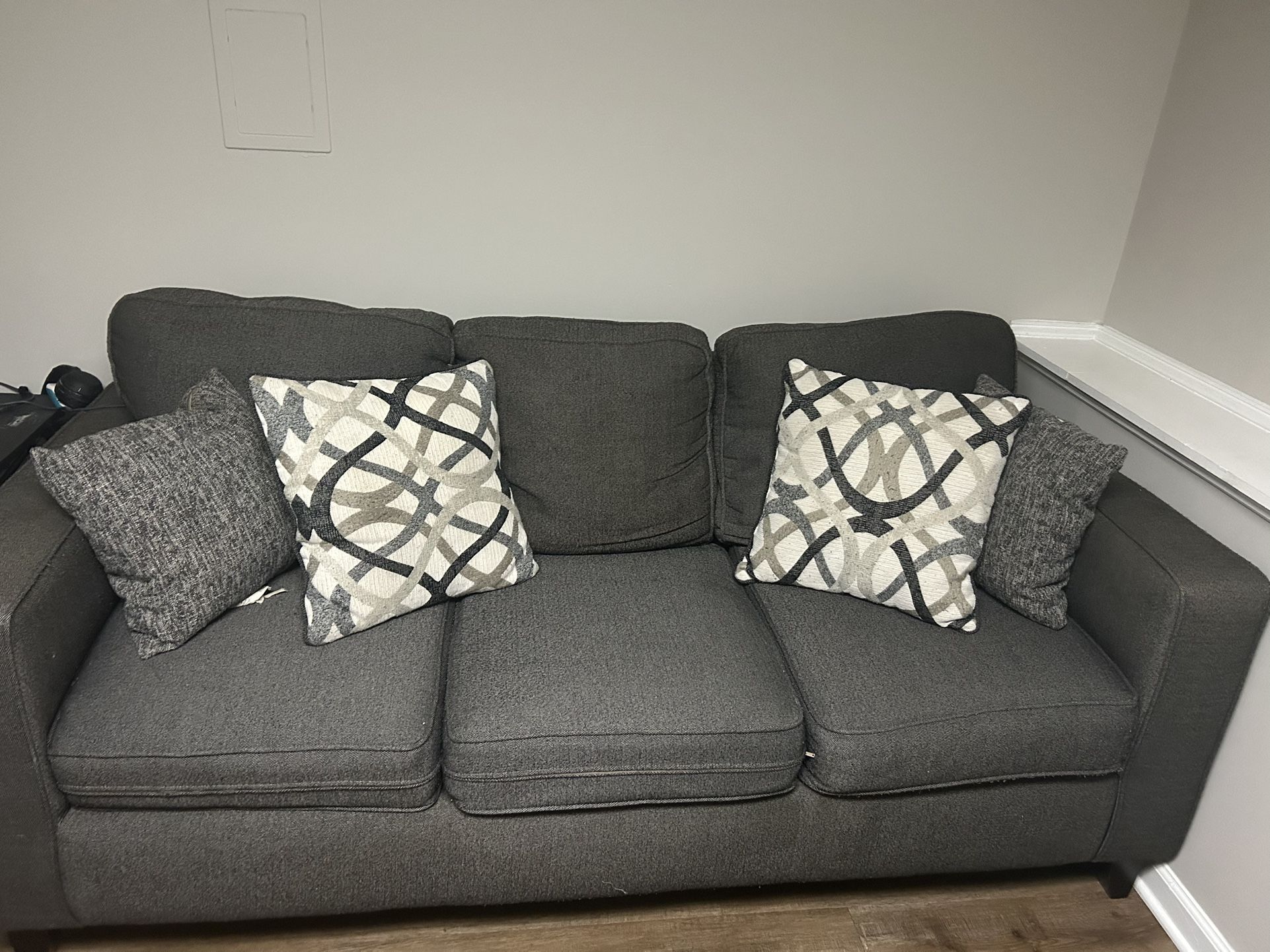 Small Couch And Coffee Table + TV Stand