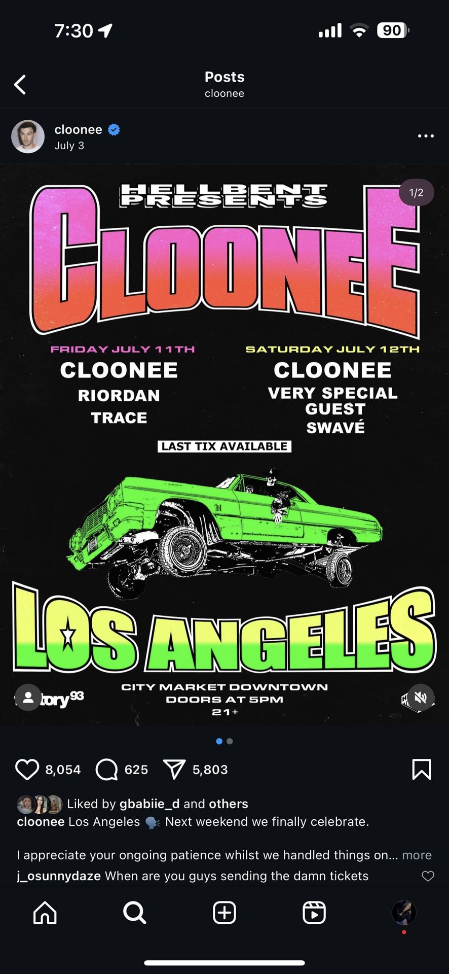 CLOONEE Friday 