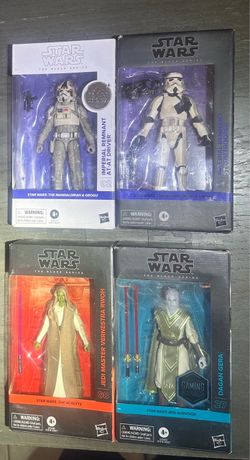 Star Wars Black Series Action Figures Lot of 4