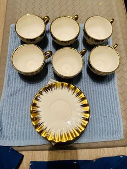 French style cups and saucers