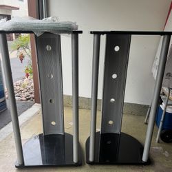 Two Tower Glass Shelves 