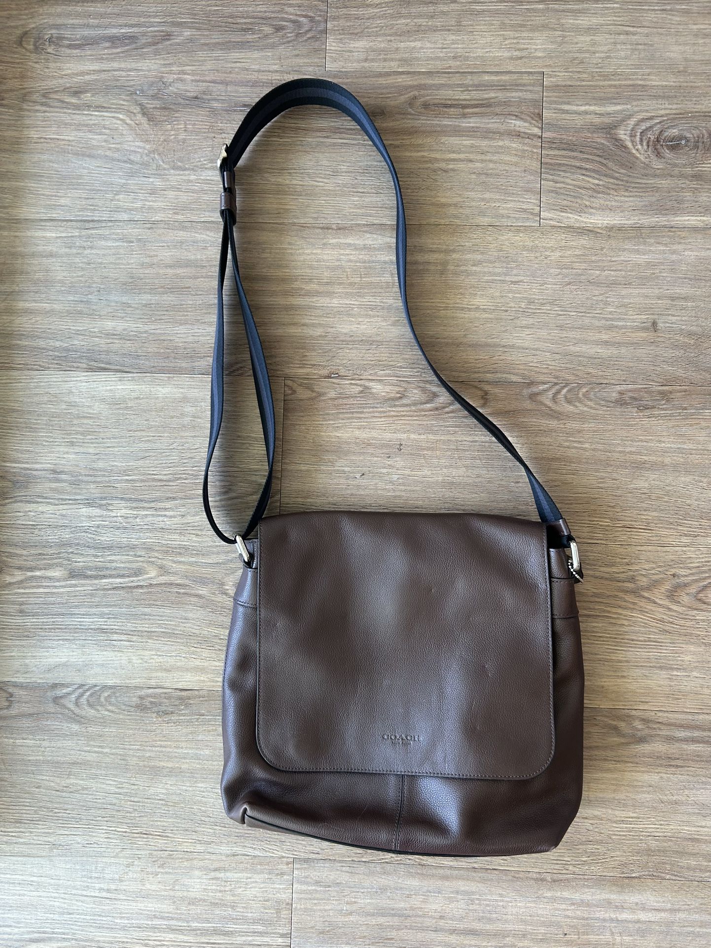 Coach brown satchel bag