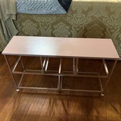 Blush Color Storage Dresser 