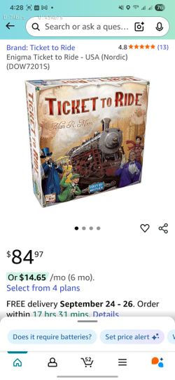 Enigma Ticket to Ride - USA (Nordic) (DOW7201S)