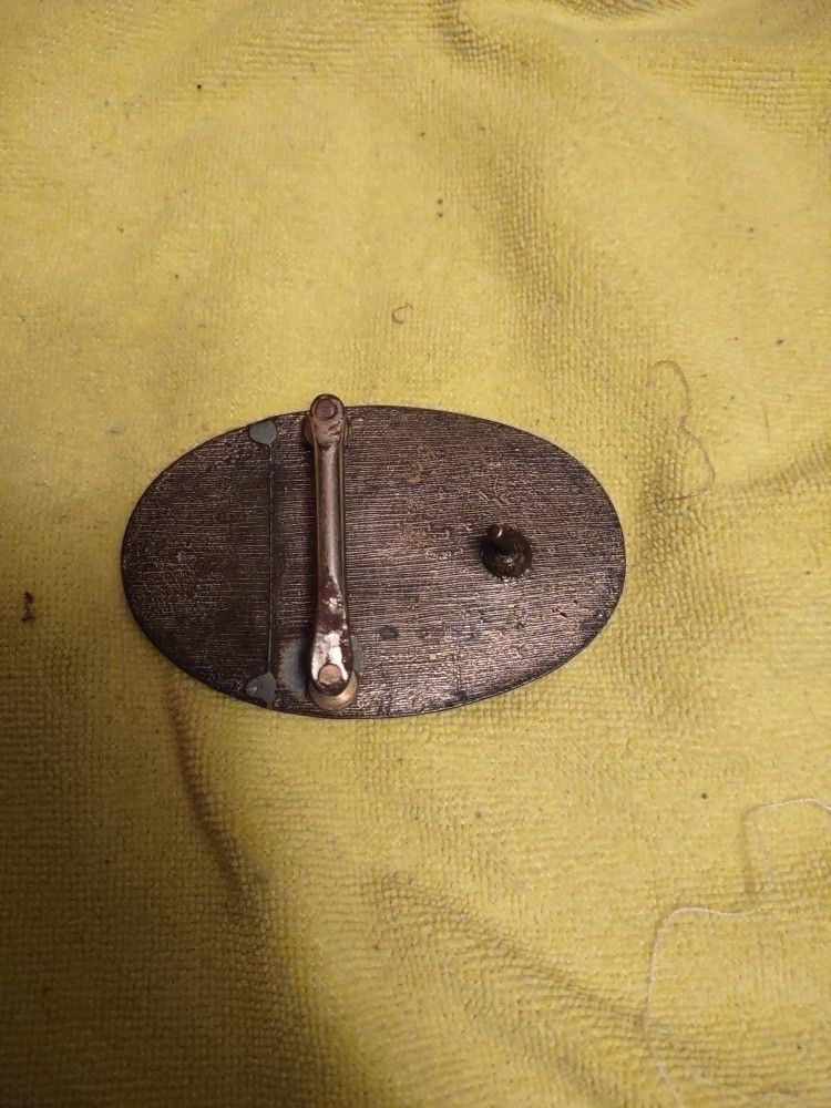 Vintage Confederate State Belt Buckle