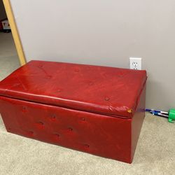 Toy Box With Padded Cover
