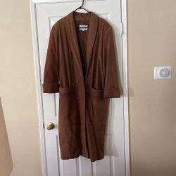 Pelle Studio Long Leather Jacket XL 