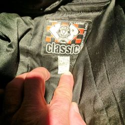 Riding leather jacket