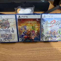 NEW SEALED Suikoden Remastered 1 & 2 + Visions of Mana + Romancing Saga for Playstation 5