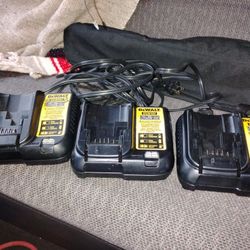 DeWalt Chargers (3) DCB 108  