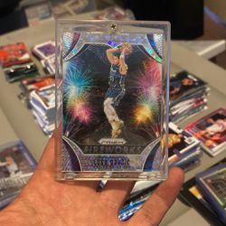 Luka Doncic 2019 Prizm Fireworks Fastbreak Silver No.22 
