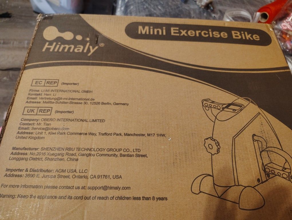 Mini Exercise Bike Brand New In The Box For Under Your Desk Himaly