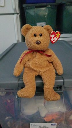 TY Beanie Babies Original "Curly" w/Tag Errors