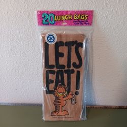1978 (20) Garfield Lunch Bags / New