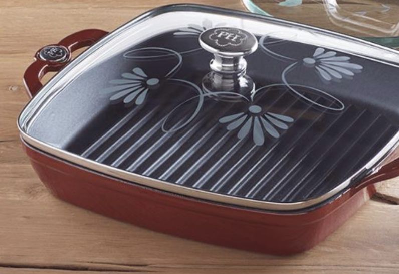MI COCINA BY PRINCESS HOUSE® Grill & Steam Pan with Glass Press