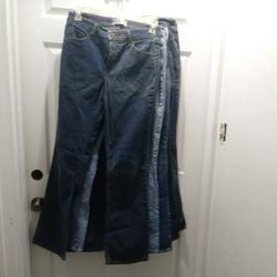 Women's Jeans-5 Pair- Size 12 Long- Boot Cut Jeans $40  for All Or $10 Each