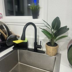 Matt Black Kitchen Faucet