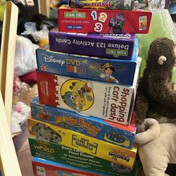 Assortment of Board Games, Educational Games, Playing Cards, & Flashcards