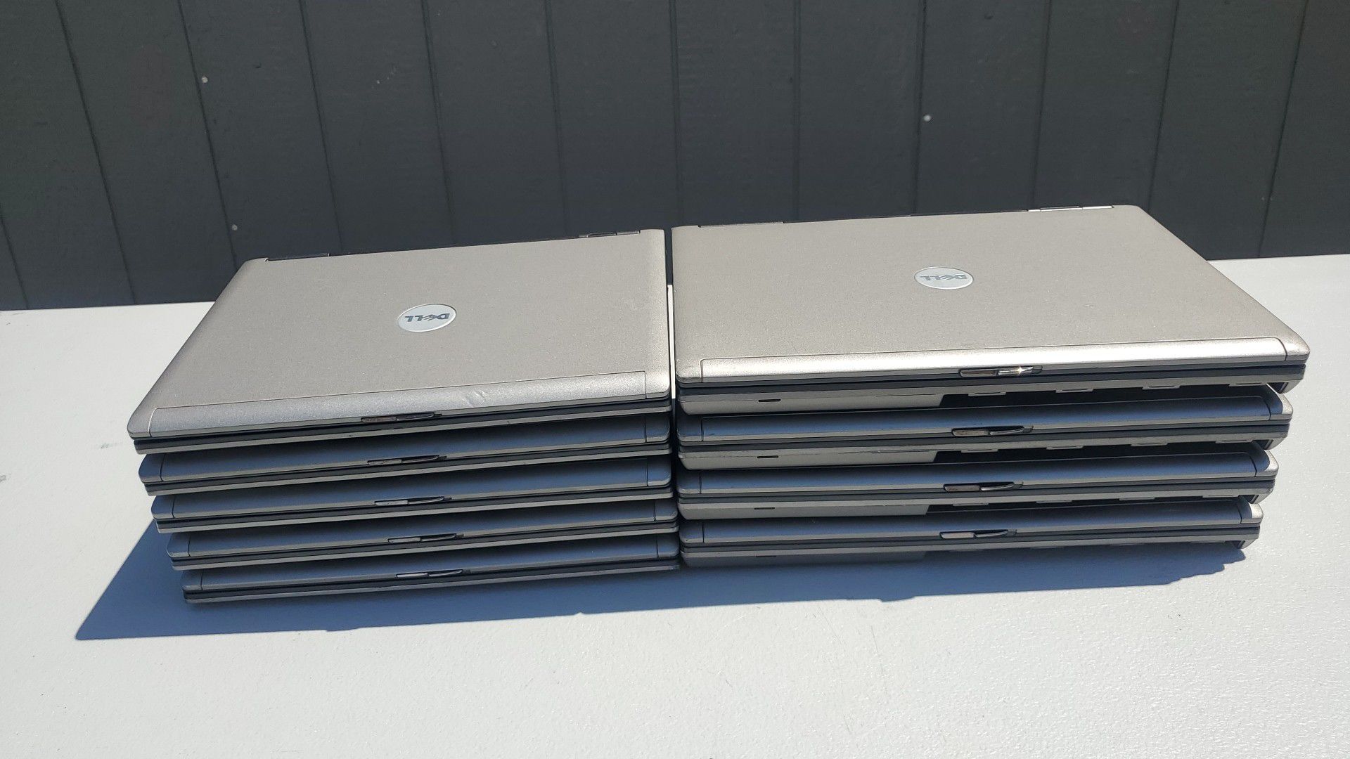 Lot of 9 Dell laptops incomplete for repair or parts 🤔 sold AS-IS