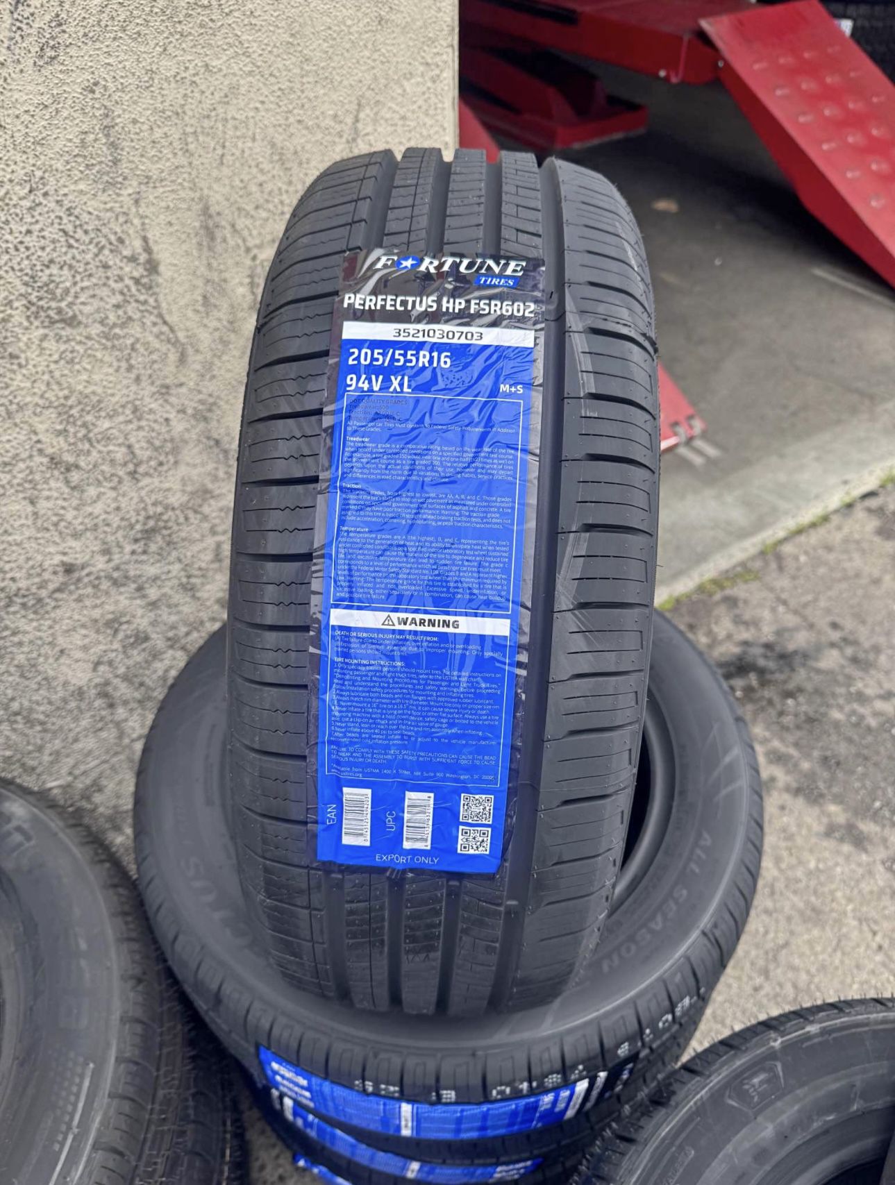 205-55-16 Fortune FSR602 A/S 94V New 4 Tires Free Mount Balance installation 205/55/16 llantas