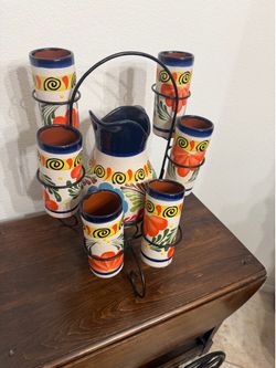 Pitcher & Glass Set