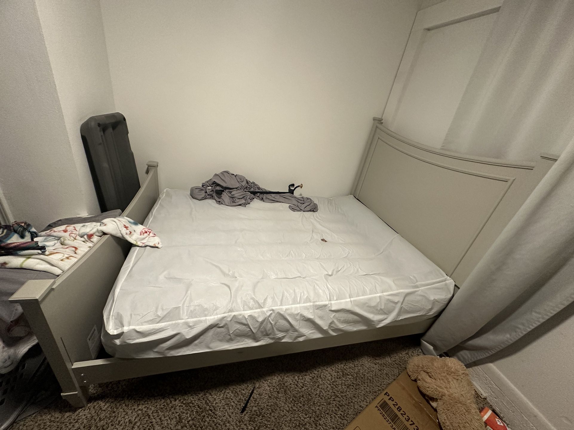 Full size grey bed Frame