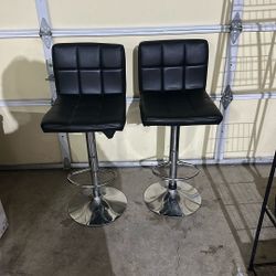 Two Bar Stool Seats 