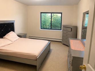 Full size bed set bed, dresser, night stand