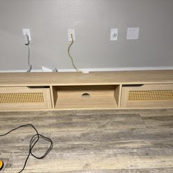 Boho Floating Tv Stand